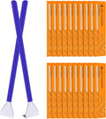 K&F CONCEPT M4/3 Sensor Cleaning Swab for Olympus Panasonic M4/3 Cameras | 12mm sendor SwabsX10,Vacuum Package,Flexible Grip Rod,20ml Gentle Cleaner,Superfine Microfiber Cloth Material,Wide Usage,MA03 by KFCONCEPT