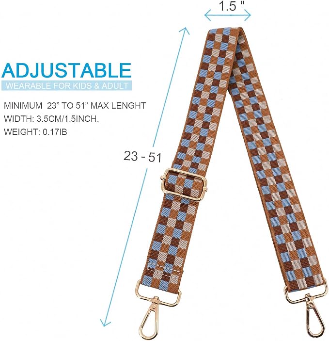 Replacement Purse Strap Shoulder Strap Adjustable Crossbody Strap for Women Crossbody Wide Shoulder Bag - Image 4