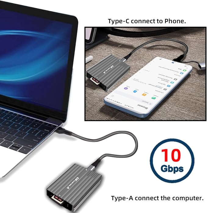 USB3.1 Type-C USB3.0 to CF Express Type-A & Type-B Extension Card Reader CFE CFA R5 Z6 Z7 CFB Memory Card - Image 9