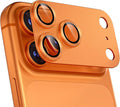 for iPhone 17 Pro Max Camera Lens Protector, Cosmic Orange | [Military Grade Shatterproof] [Strong Adsorption] [Case Friendly] Matte Metal Tempered Glass Camera Screen Cover Accessories by Beuxece