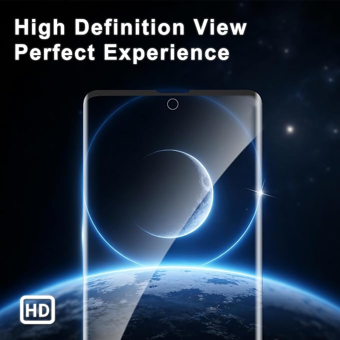 2+2 Pack for Samsung Galaxy S20 Screen Protector and Camera Protectors, Fingerprint Support, Case Friendly, Anti-Scratch, HD Clear, 9H Hardness Tempered Glass, for Galaxy S20 5G Screen Protector - Image 6