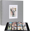 RECUTMS Photo Albums 4x6 Pictures, 600 Pockets Large Capacity Picture Album | Acid-Free Black Pages, Leather Cover, Dual Horizontal/Vertical Pockets, Custom Photo Cover, Perfect for Wedding, Family&Trave by RECUTMS