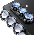 Uyiton for Samsung Galaxy Z Fold 8 Ultra/Z Fold 7 Camera Lens Protector | Military-Grade Sapphire Glass Rear Camera Screen Cover - [Strong Adsorption] Ultra HD Clear Lens Protector, Black (8 inch) by Uyiton