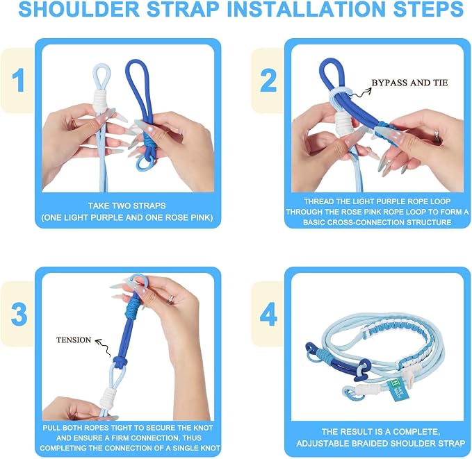 Clear Camera Case for Fujifilm Instax Mini 13, Blue Camera Strap | Protective Cover with Anti-Accidental Shutter, 4 Composition Cards, Photo Storage Holds 10 Films,Clear Hard Shell, No Camera - Image 9