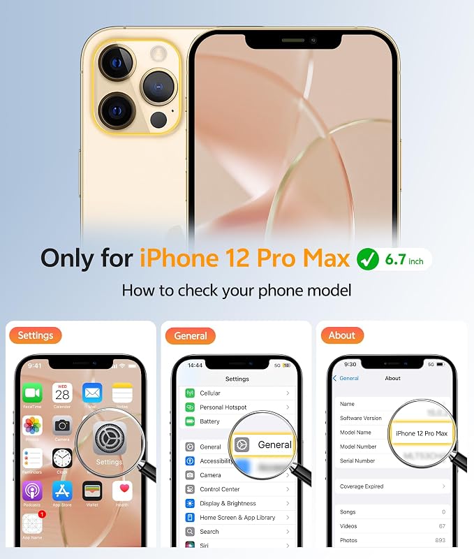 FNTCASE for iPhone 12 Pro Max Case, Fit for Magsafe, Translucent Matte Back | Strong Magnetic Charging, Shock Absorbent, 14FT Military Grade Drop-proof, Anti Slip, Desert Gold - Image 2