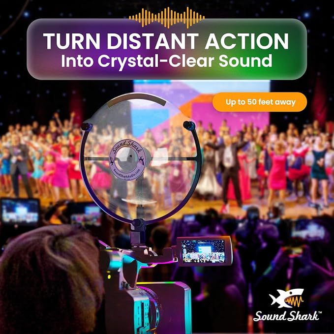 Parabolic Directional Microphone (3.5mm TRRS + USB-C Bundle) Professional External Long Range Recording, DSLR Camera, & Smartphone Mic for Birding, Listening, and Shotgun Boom Alternative - Image 6