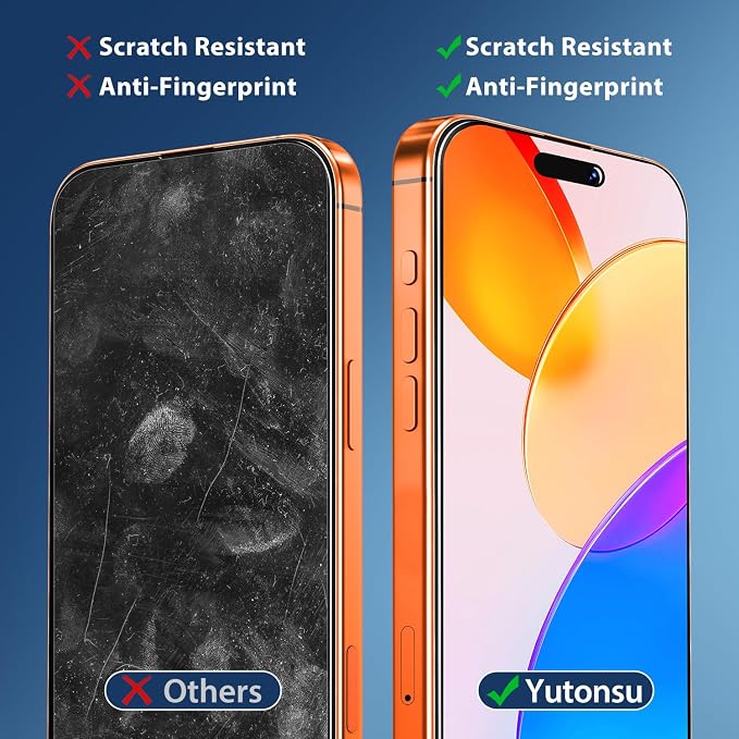 2 Pack Tempered Glass Screen Protector for iPhone 17 Pro Max | with 2 Pack Camera Lens Protector, Anti Scratch, Bubble Free, Case Friendly - Image 5