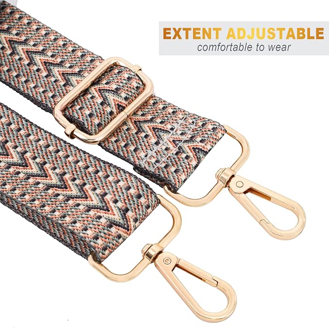 Replacement Purse Strap Shoulder Strap Adjustable Crossbody Strap for Women Crossbody Wide Shoulder Bag - Image 3
