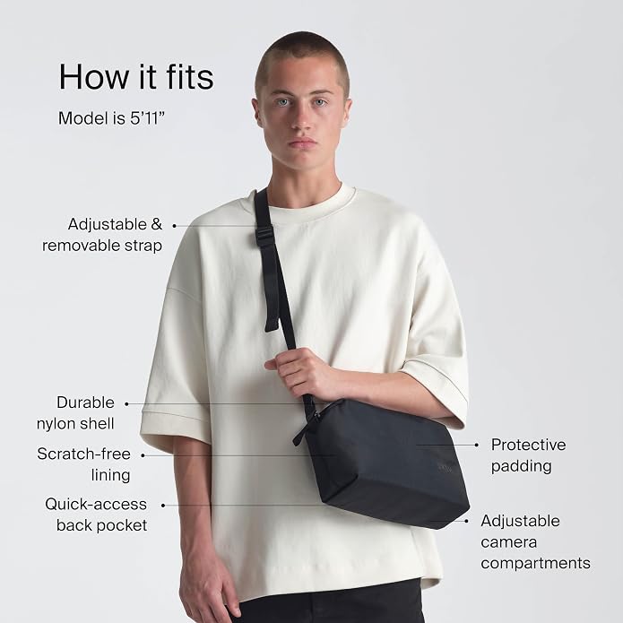 Urth Dolomite 5L Crossbody Camera Sling Bag - Weatherproof + Recycled - Image 5