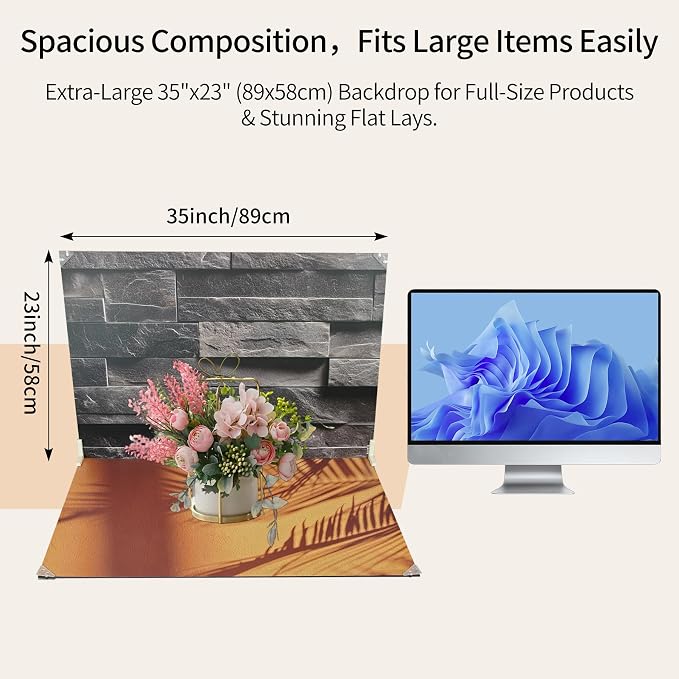 23 x 35 in Product Photography Backdrops, 10 Sheets, 20 Patterns - Image 3