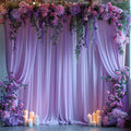 20x10ft Wrinkle Free Lavender Backdrop Curtain for Parties Soft Fabric Drapes Wedding Curtain Backdrop for Birthday Party Decorations Background for Photography 5x10ft,4 Panels by ESGOTBME