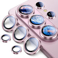 Uyiton for Samsung Galaxy S26 Ultra Camera Lens Protector, Unique Design | Case-Friendly, Ultra-Thin, Military-Grade Sapphire Glass with Aluminum Metal Rear Camera Screen Cover, Pink by Uyiton