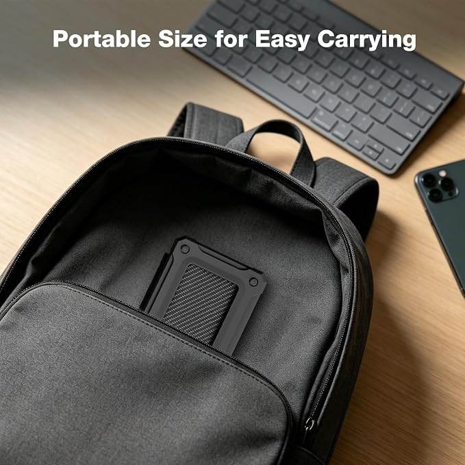 HEIYING SD Card Holder with 40 Precise Slots for SDXC SDHC Micro SD Cards | Portable SD Card Case, Hard ABS Shell with Soft Silicone Lining, Precise Card Slots,Magnetic Closure for Neat Storage - Image 6
