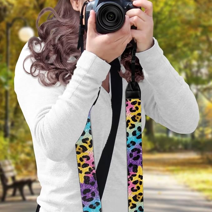 Coldinair Black Adjustable Camera Strap Universal Neck & Shoulder Soft Padded Strap for All DSLR Cameras,Binoculars - Image 3