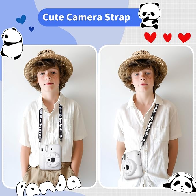 VOVMOEYA Camera Strap for Cute Camera,Camera Lanyard Neck Strap for mini Camera,Cute Camera Strap for Fujifilm mini Camera - Image 3