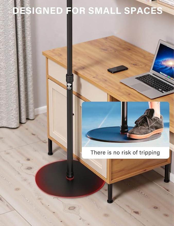 IFOOTAGE A400 Round Base Monopod Stand 79" Aluminum Tripod | Studio Light Stand with Flat Base for DSLR Camera Video Light Live Streaming Vlogging, Payload 10kg/22lb - Image 3
