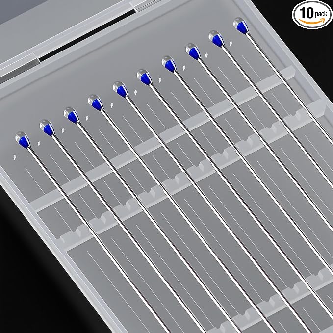 ESD Safe Cleaning Swab for Camera Sensors, PCB & Semiconductors - No Residue, Anti-Static, Scratch-Free, Quick & Easy to Use for Sensitive Electronics. (Blue-10Packs, Electrostatic adsorption) by ChooseAAnoutuoandenjoylife