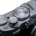 Camera Soft Release Button, 13mm Brass Shutter Button, Silver | For Fujifilm X-T5/X-T4/X-T3/X-T30, X100VI/X100V, Leica M, Nikon Zf/Df.Screw-In, Knurled Grip, Threaded Cameras by Unknown