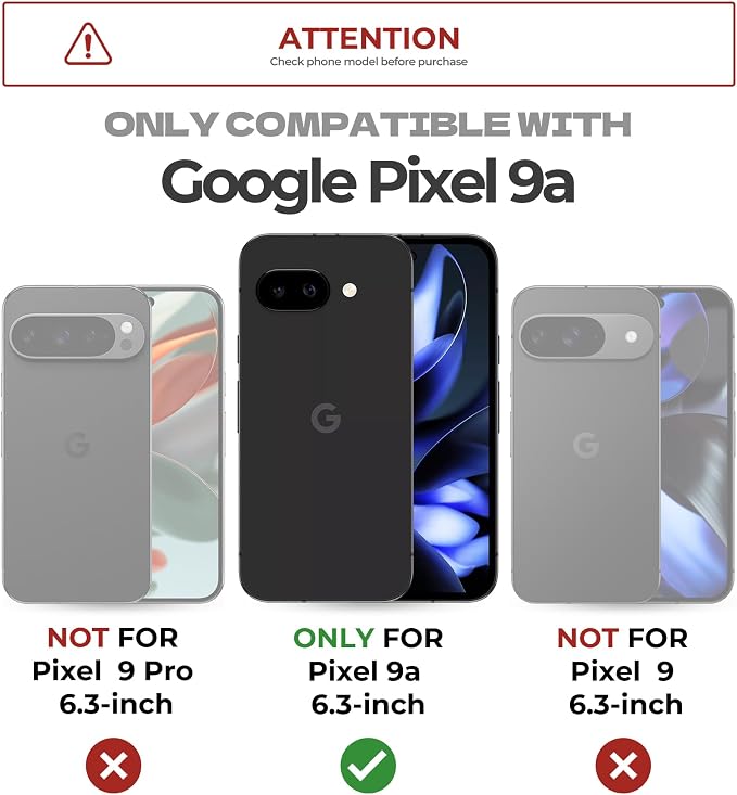 Dexnor for Google Pixel 9a Case with Slide Camera Cover & 2 Front Frames & Built-in Screen Protector & Heavy-Duty Kickstand, Full-Body Protective Cover Rugged Bumper Cases for Pixel 9a,Army Green - Image 2