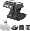Godox FS-R Single Contact Folding Hot Shoe Riser, Extender for Godox IM30 IM20 IM22 Mini Flash, Raises Flash 30mm Height to Reduce Lens Shadow, Flexible Flash Positioning by GODOX