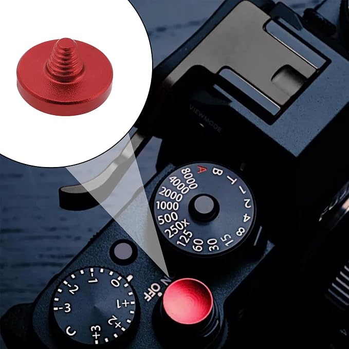 Camera Hot Shoe Thumb Up Rest Hand Grip with Concave Shutter Release Button Compatible with Fujifilm XT50 XT5 XT4 XT3 XT30 XT2 XT20 XT10 Digital Camera, Black - Image 4
