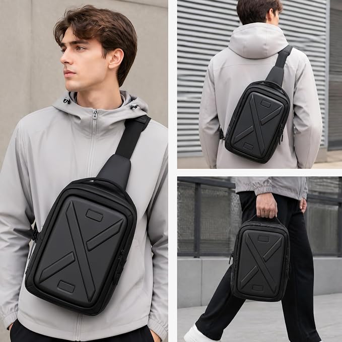 Besnfoto Camera Hard Shell Case Crossbody Camera Sling Bag Small Waterproof Photography Bag for Mirrorless and DSLR Cameras - Image 6