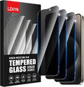 3 Pack Privacy Screen Protector Designed for iPhone 15 Pro Max,Full Coverage Anti-Spy Tempered Glass Film,9H Hardness,Anti-Fingerprint,Bubble Free,Easy to Install by Unknown