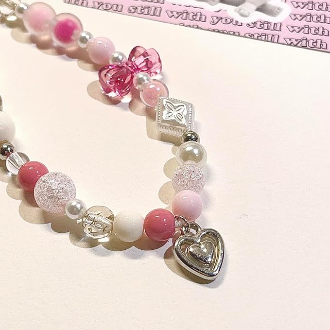 Beaded Camera Wrist Strap Cute Digital Camera Charm Lanyard, Phone Wristlet Charms, Phone Chain for Camera - Image 6