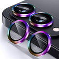 Korecase for Galaxy S25 Edge Camera Lens Protector, 9H Tempered Glass Anti Scratch Camera Screen Protector Film Shcokproof Metal Ring Lens Protector for Samsung S25 Edge,Colorful by Korecase