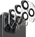 3 Pack Dengduoduo Tempered Glass Camera Lens Protector for iPhone 15 Pro 6.1" & for iPhone 15 Pro Max 6.7", Ultra HD, 9H Hardness, Anti-Scratch, Case Friendly, Easy to Install [No Affect on Night Shots] by Dengduoduo