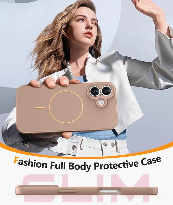 FNTCASE for iPhone 17 Case, Compatible with Magsafe, Glass Screen Protector | Full Camera Protection, Integrated Silicone Cases, 14FT Military Grade Drop Proof, Shockproof Protective Phone Cover - Image 7
