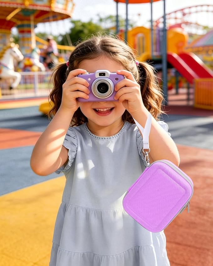 Krypthos Kids Instant Print Camera Case for Dylanto for ESOXOFFORE (Violet) | Compatible with ESOXOFFORE, Dylanto, DUDUDRAGON, Zostuic, Gofunly, Cimizi, Paper Storage, Perfect for Gifting, Easy to Carry - Image 4