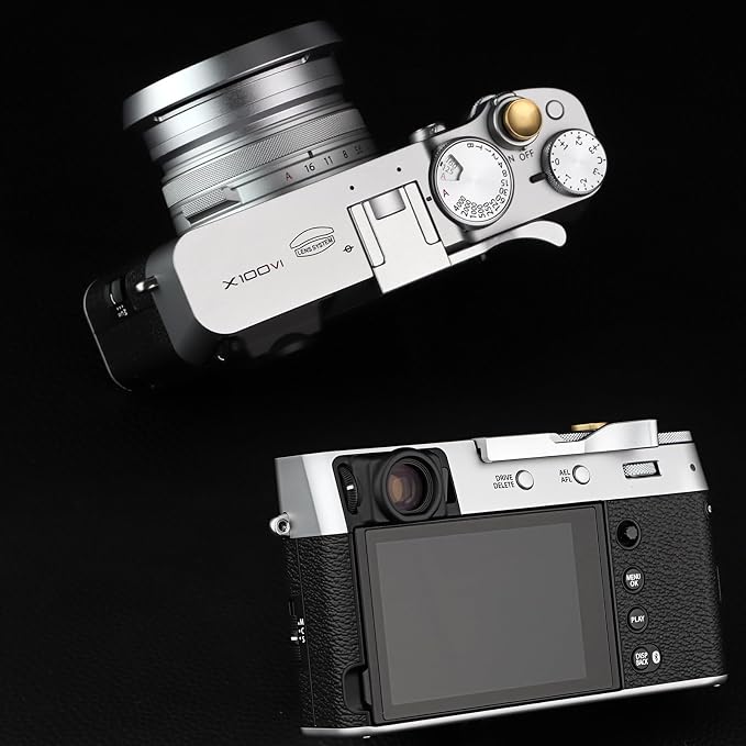 Haoge THB-X2S Metal Hot Shoe Thumb Up Rest Hand Grip for Fujifilm X100VI Fuji X100V Camera Silver - Image 9