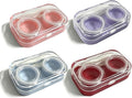 Contact Lens Case, Travel Size Cute Colored Contact Lenses Applicator Remover Tool Kit for Daily Outdoor (4 Pack) by Howinn