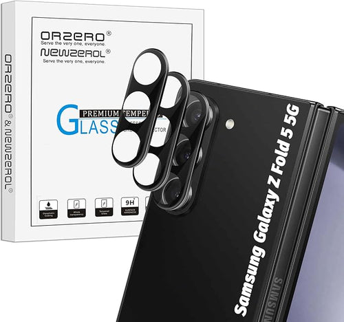 (3 Pack) Orzero Camera Lens Protector Compatible for Samsung Galaxy Z Fold 5 5G, Protector de Cámera 9H Tempered Glass for Crystal Imaging and Whole Module Protection by JumpIntoOrzeroLet%E2%80%99sExploreLikeNeverBefore