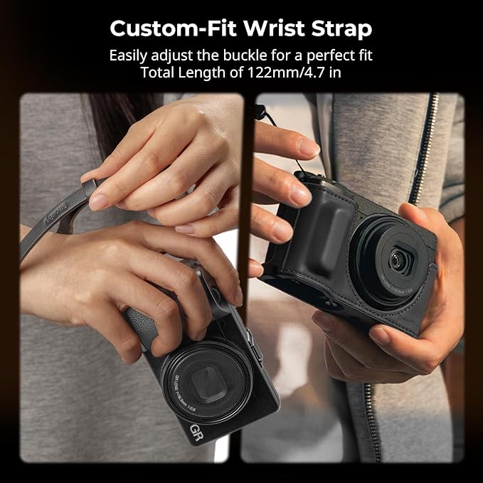 SMALLRIG Quick Release Wrist Strap for RICOH GR IV/III, for Sony ZV-1 II/ZV-1F, for Canon G7X Mark iii, for FUJIFILM XT30iii - Image 2