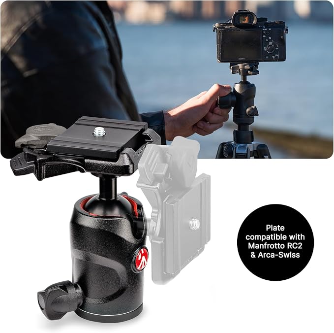 Manfrotto Befree Advanced Camera Tripod with Lever Closure, Portable and Compact Travel Tripod Kit with Ball Head, Aluminum Tripod for DSLR Reflex and Mirrorless Cameras, Camera Accessories | Lever Closure, Mirrorless Cameras, Aluminum for DSLR Reflex,... - Image 5