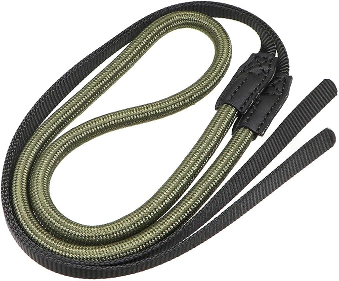 Quick Release Camera Neck Strap Shoulder Strap Belt for Mirrorless Digital Cameras Climbing Rope with Quick Release QD Loops Connector with O-Ring Adjustable Length 30-53inch Green - Image 4