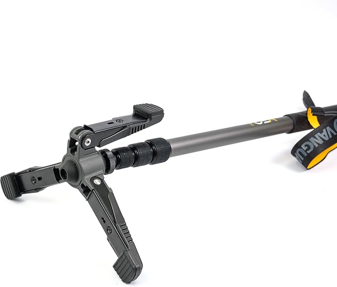 Vanguard VEO 2 AM-234TU Shooting Stick, Tri-Stand Base with Ball Joint, Rotating and Removeable U Shaped Yoke, Gray - Image 4