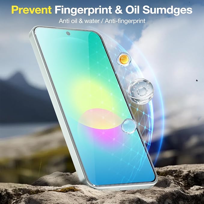 [2+2 for Samsung Galaxy A27 Screen Protector & Camera Lens Protector | Ultra Clear, 9H+ Tempered Glass, Anti-Scratch, Bubble Free, Touch Sensitivity, Full Coverage, Case Friendly, Easy Install - Image 4