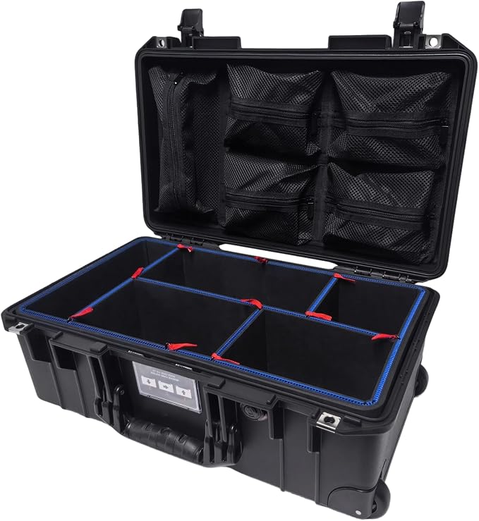 LAFENLIN DIY Divider System for Pelican 1535 Case, U-Clips & Red Tabs | Professional Divider with U-clips & Red Pull Tabs, Utility Knife.Customizable for Tools,Cameras,Medical,Tactical Gear-NO CASE - Image 6