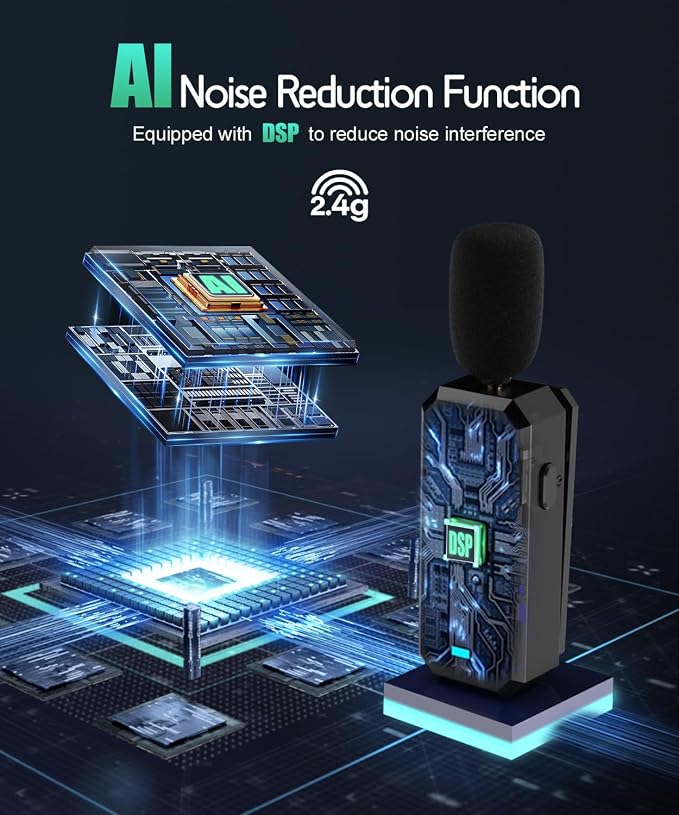 SHIDU 35W Voice Amplifier for Teachers Bluetooth Wireless Lavalier Mic | Portable Microphone and Speaker, Power Voice Amplifier Personal Clip on Microphone System for Tour Guides Fitness Instructors - Image 3