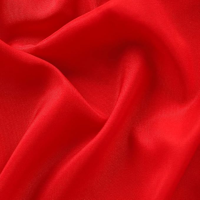 GFCC 8FTX10FT Red Backdrop Background for Photography Photo Booth Backdrop for Photoshoot Background Screen Video Recording Parties Curtain | Non-Reflective, Polyester Curtain, Easy Hang, Multipurpose Screen for Studio Photo Booth, Video Recording, Por... - Image 7