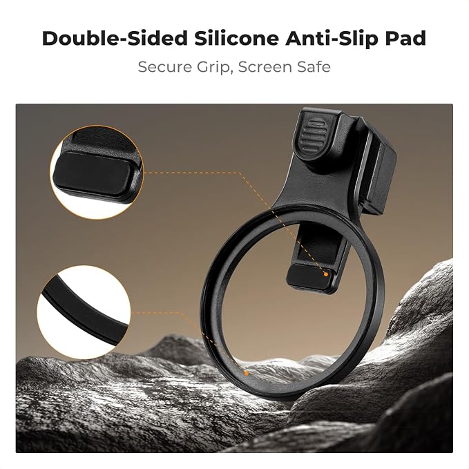 K&F CONCEPT 58mm Press-on CPL Phone Lens Filter Kit | Polarizing Filter Compatible with iPhone 17/16/15/14/13/12 Standard, 16/15/14/13/12 Pro/Pro Max, 58mm Threaded Filters, FP102 - Image 3