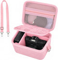 Comecase Large Travel 4K Vlogging Camera Case for Duluvulu/for AUREAPIX | Outdoor Camera Holder with 2 Dividers and Mesh Pocket, for Vloggers and Content Creators, Trip Ready, Full Pink - Case Only by COMECASE