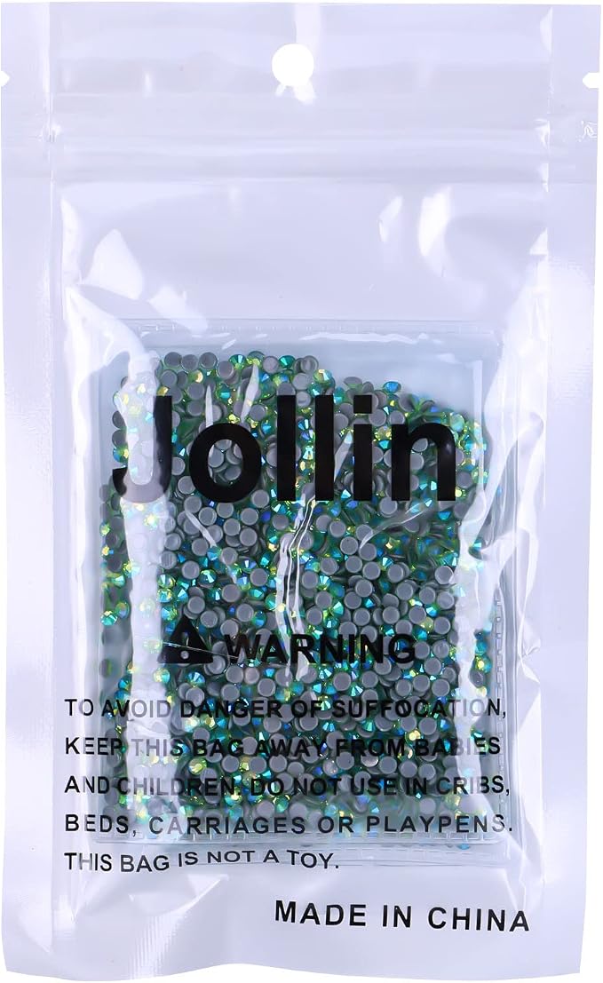 Jollin Hotfix Rhinestones Flatback Crystal Gems 2.8mm SS10, Light Green AB | 2880pcs Hot Fix Crystals Glass Rhinestones for Bedazzling, Crafting, Clothes, Shoes & Accessories DIY Decoration - Image 7
