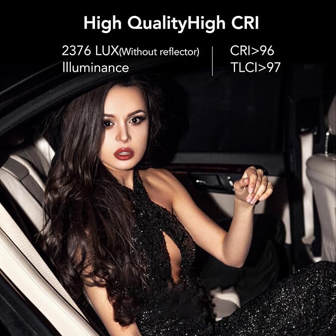 M60 Handle LED Video Light with Soft Box Protable Mini COB LED Bi-Color 2500-8500K CRI≥95 TLCI≥97 Built-in 3400mAh Battery Photo Studio Lights Vlog Shoot Fill Lighting 8 Scenes (M60 Handle lamp) - Image 6