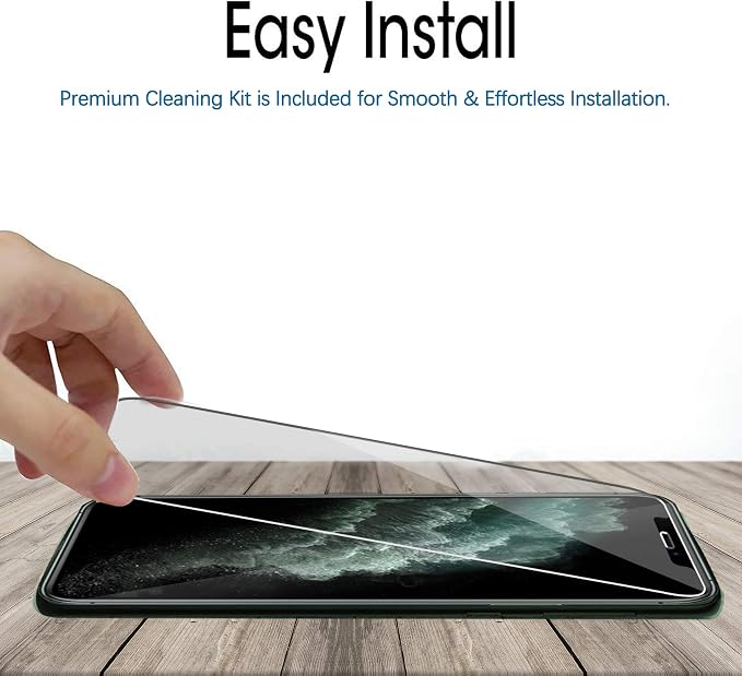 Ferilinso 3 Pack Screen Protector for iPhone 11 Pro Max, Tempered Glass | 9H+ Hardness, Military-Grade Shatterproof, HD Clear, Case Friendly, Easy Installation Bubble Free, with Camera Lens Protector - Image 6