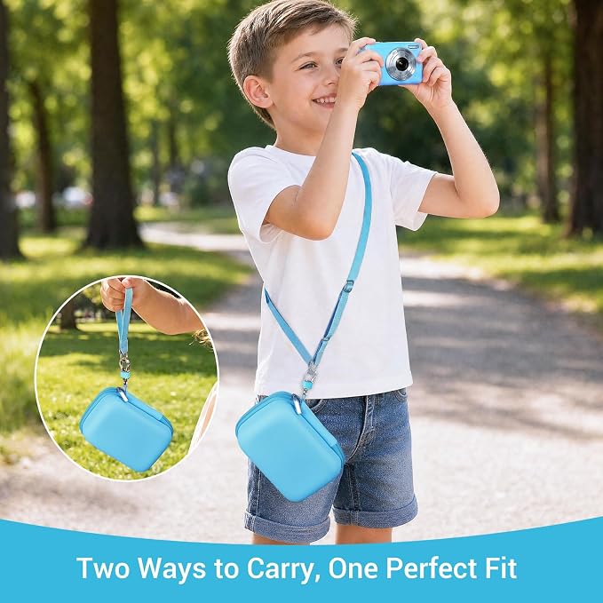 CoBak Carrying & Protective Case for Digital Camera,CAMKORY/Lecran/Duluvulu | for KODAK FZ55,FZ245,PIXPRO C1,WPZ2/Canon PowerShot ELPH 360/Sony DSCW800,DSCW830/Krlun/Lecnippy/Nsoela/VAHOIALD FHD 1080P - Image 2