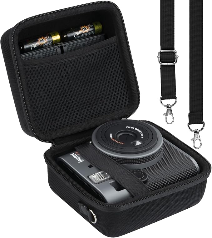 khanka Hard Travel Case for Fujifilm Instax mini 41/mini 40 Instant Camera | Easy Carry Handle, Travel-Ready Portable Storage,Secure Custom Fit for Fujifilm Instant Camera Mini 41, Protective Case Only by khanka